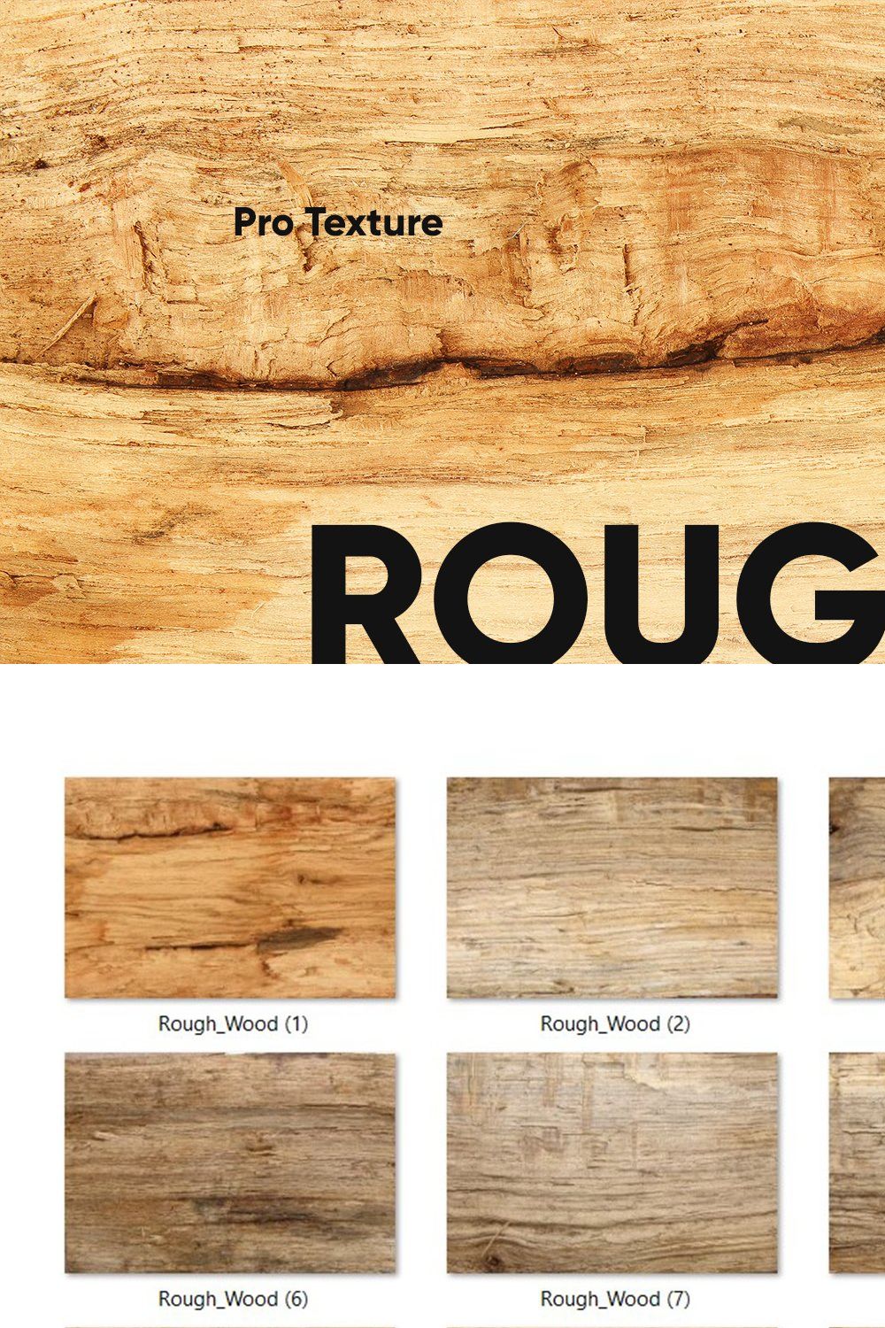 20 Rough Wood Texture pinterest preview image.