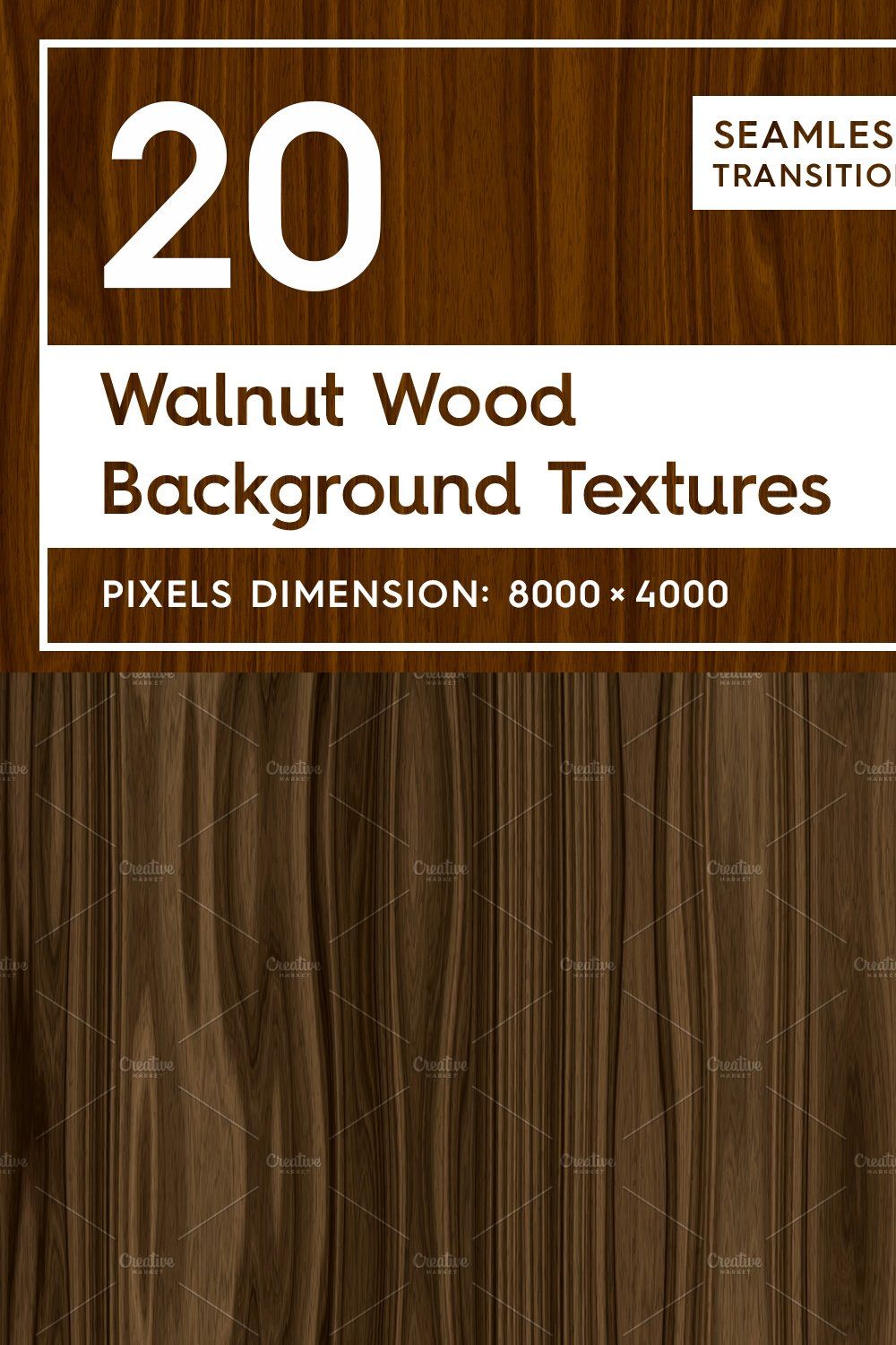 20 Walnut Wood Background Textures pinterest preview image.