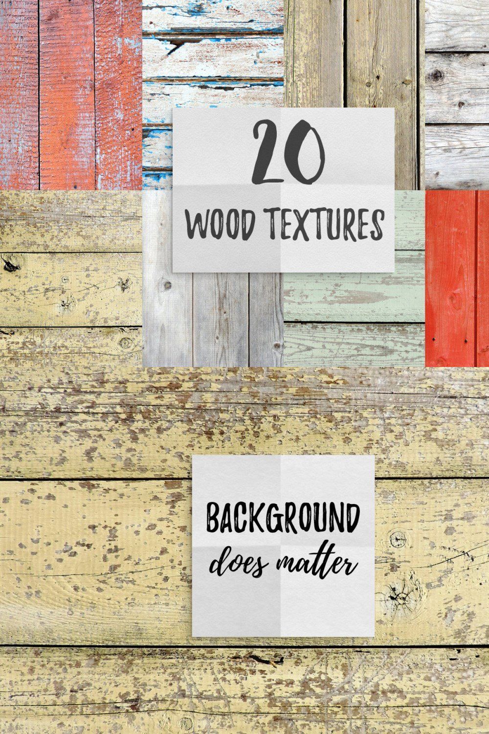 20 Wood Texture Backgrounds pinterest preview image.
