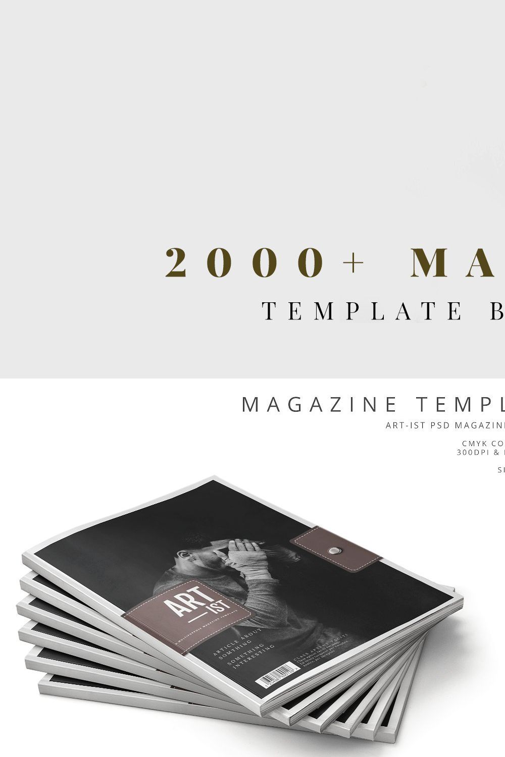 2000+ Magazine Bundle - 97% Off pinterest preview image.