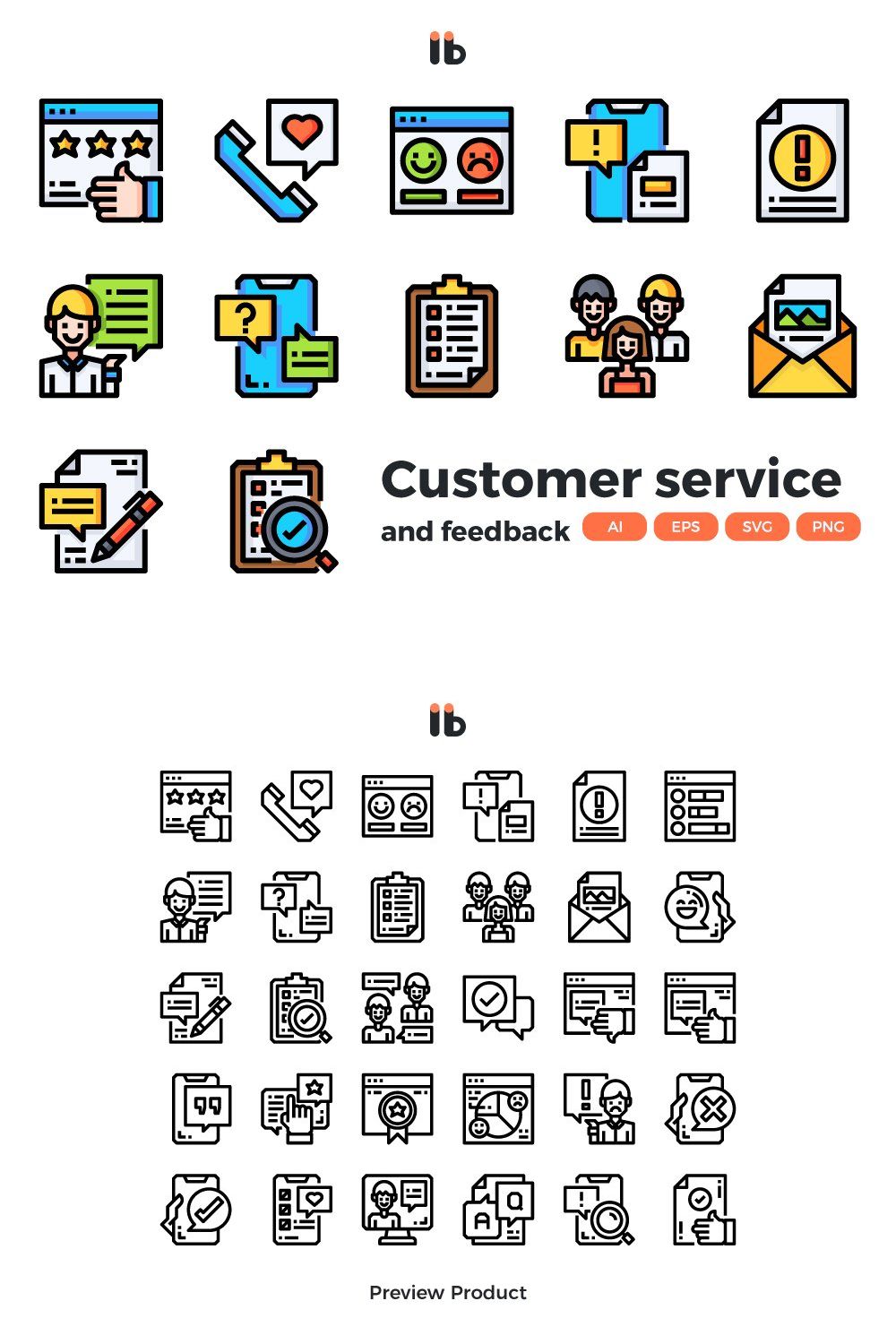 30 Customer service and feedback pinterest preview image.
