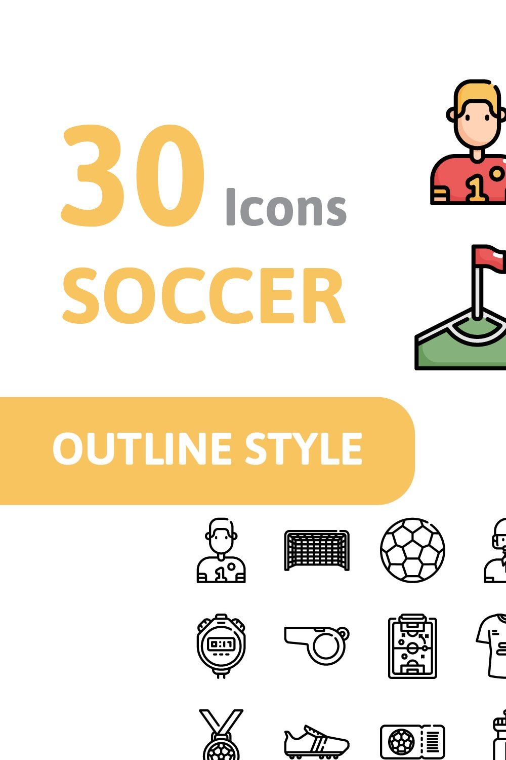30 Soccer pinterest preview image.