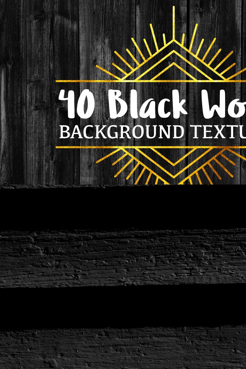 40 Black Wood Background Textures pinterest preview image.