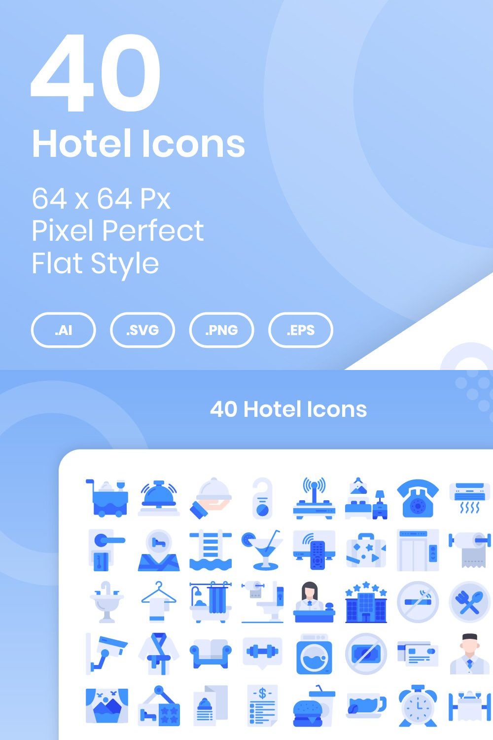 40 Hotel - Flat pinterest preview image.