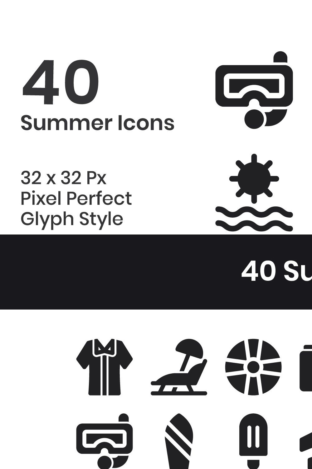40 Summer - Glyph pinterest preview image.