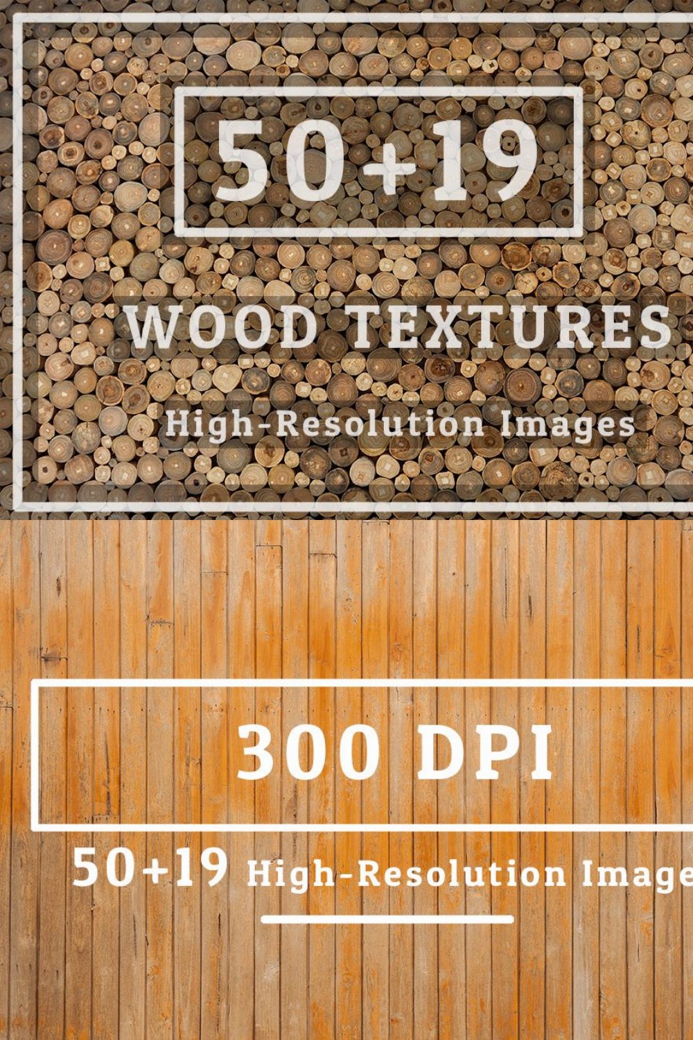 50 Wood Texture Set 04 & 19pic BONUS pinterest preview image.