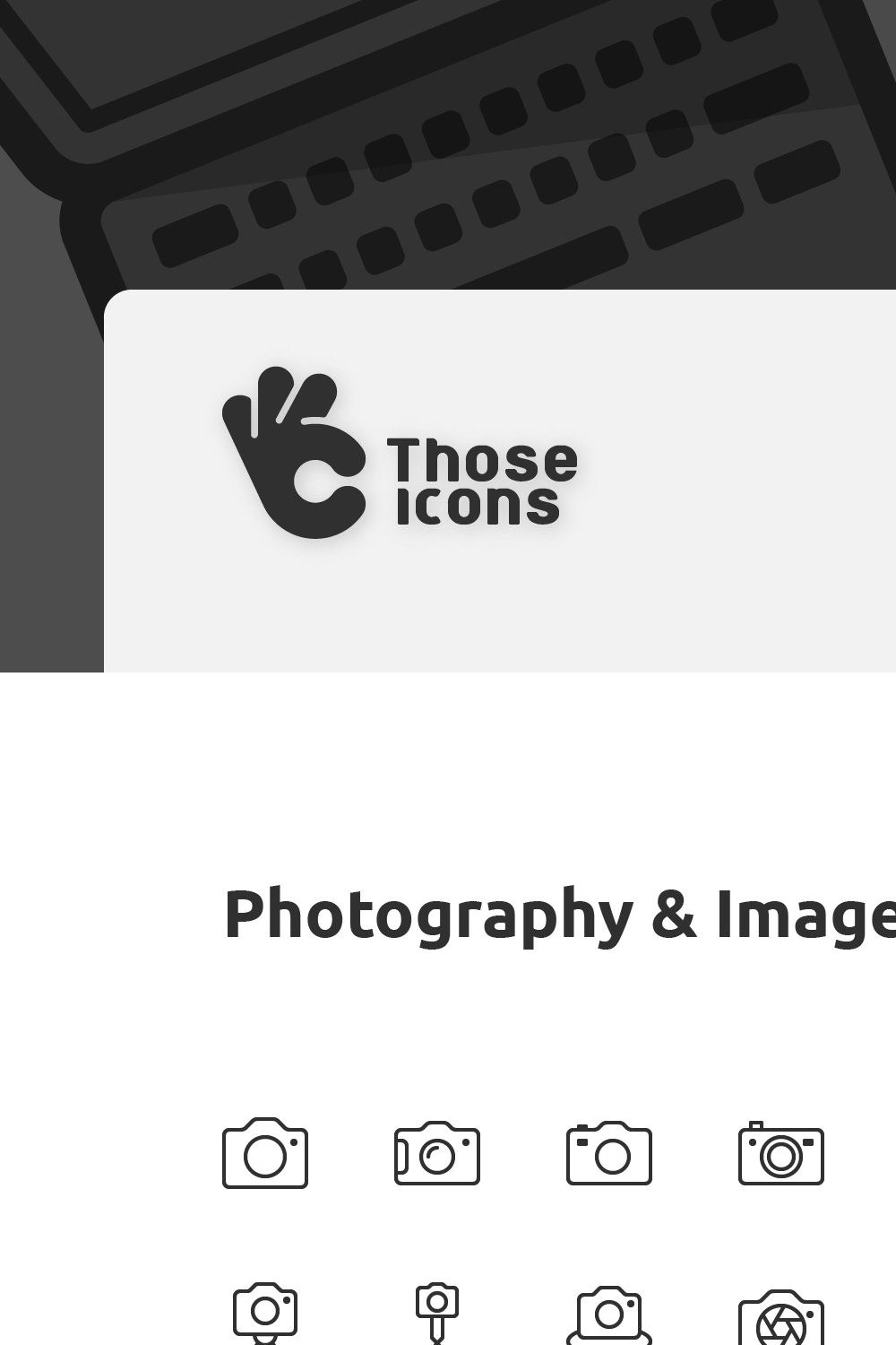 57 Photography & Image Line Icon pinterest preview image.