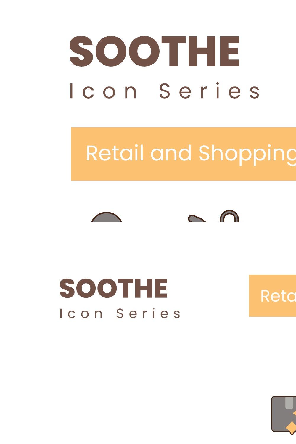 85 Retail & Shopping Icons - Soothe pinterest preview image.