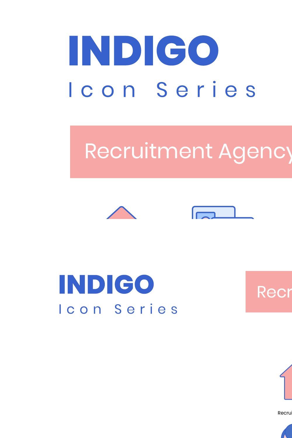 90 Recruitment Agency Icons | Indigo pinterest preview image.