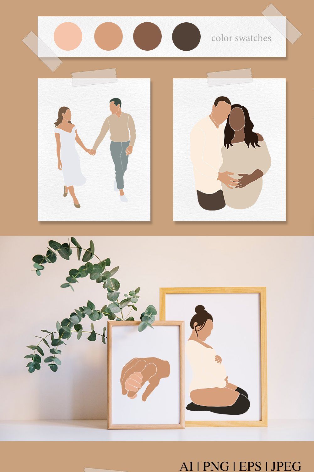 ABSTRACT FAMILY LIFE pinterest preview image.