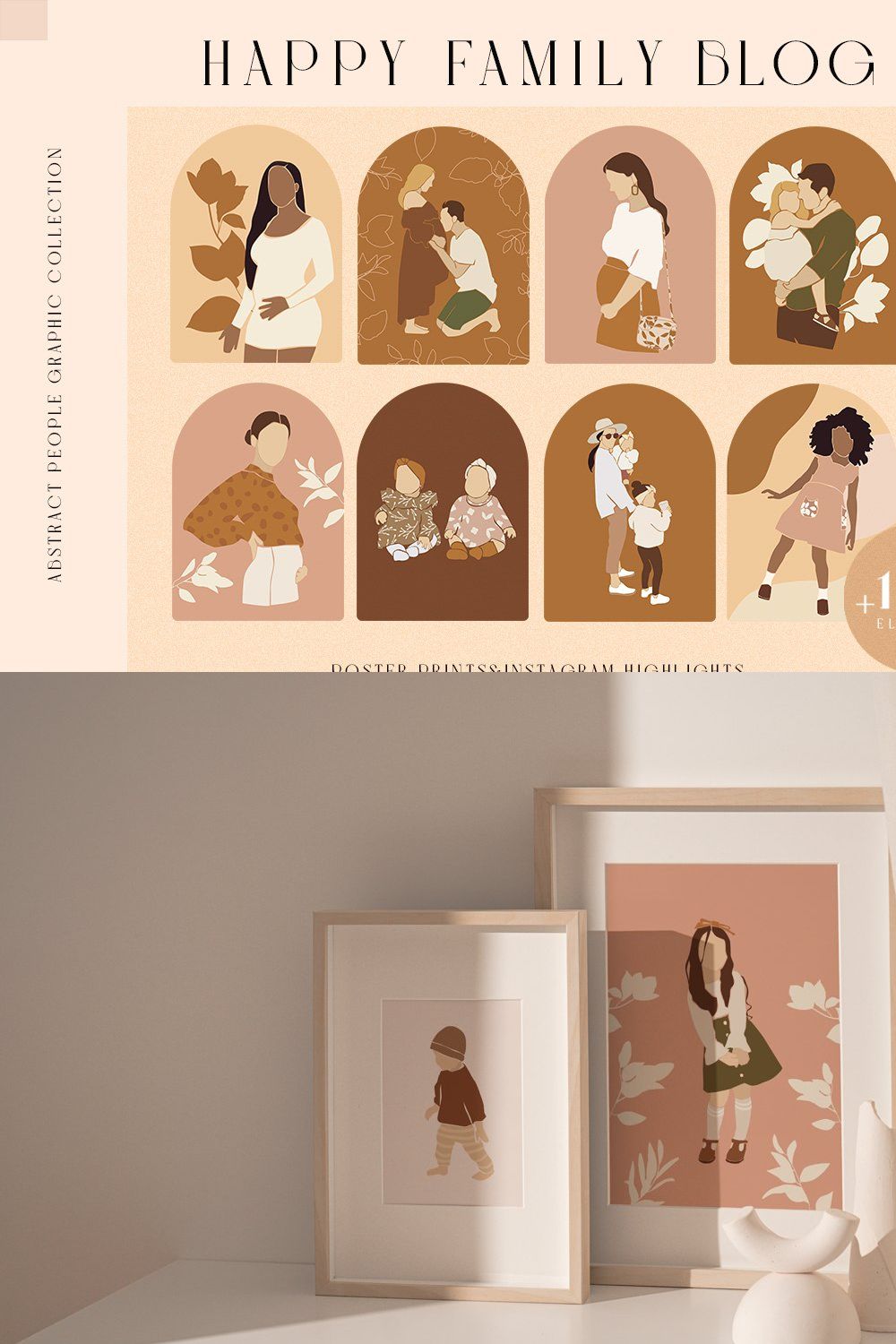 Abstract Family Mother Baby Kid Blog pinterest preview image.