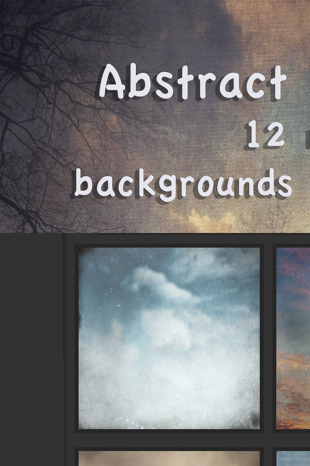Abstract Skies III Textures pinterest preview image.