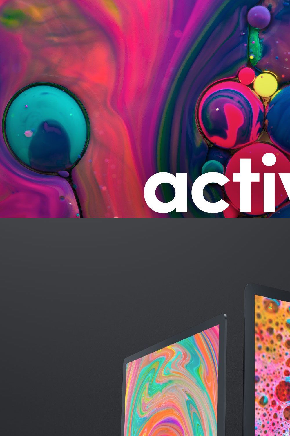 Activate: Ink & Oil Textures pinterest preview image.