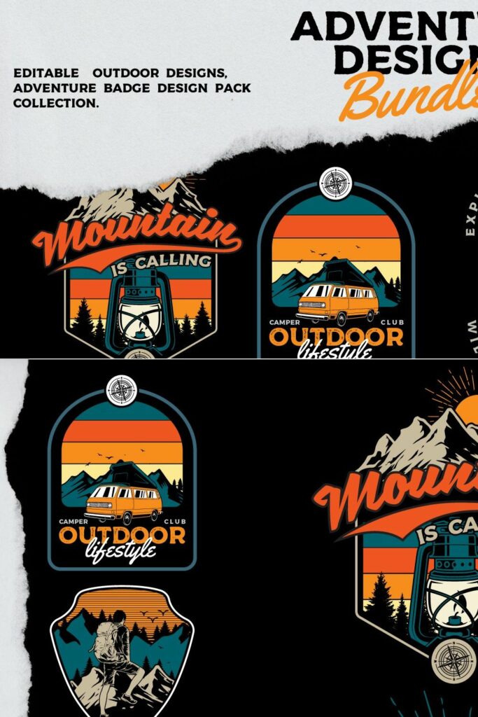 Adventure outdoor designs bundles, – MasterBundles