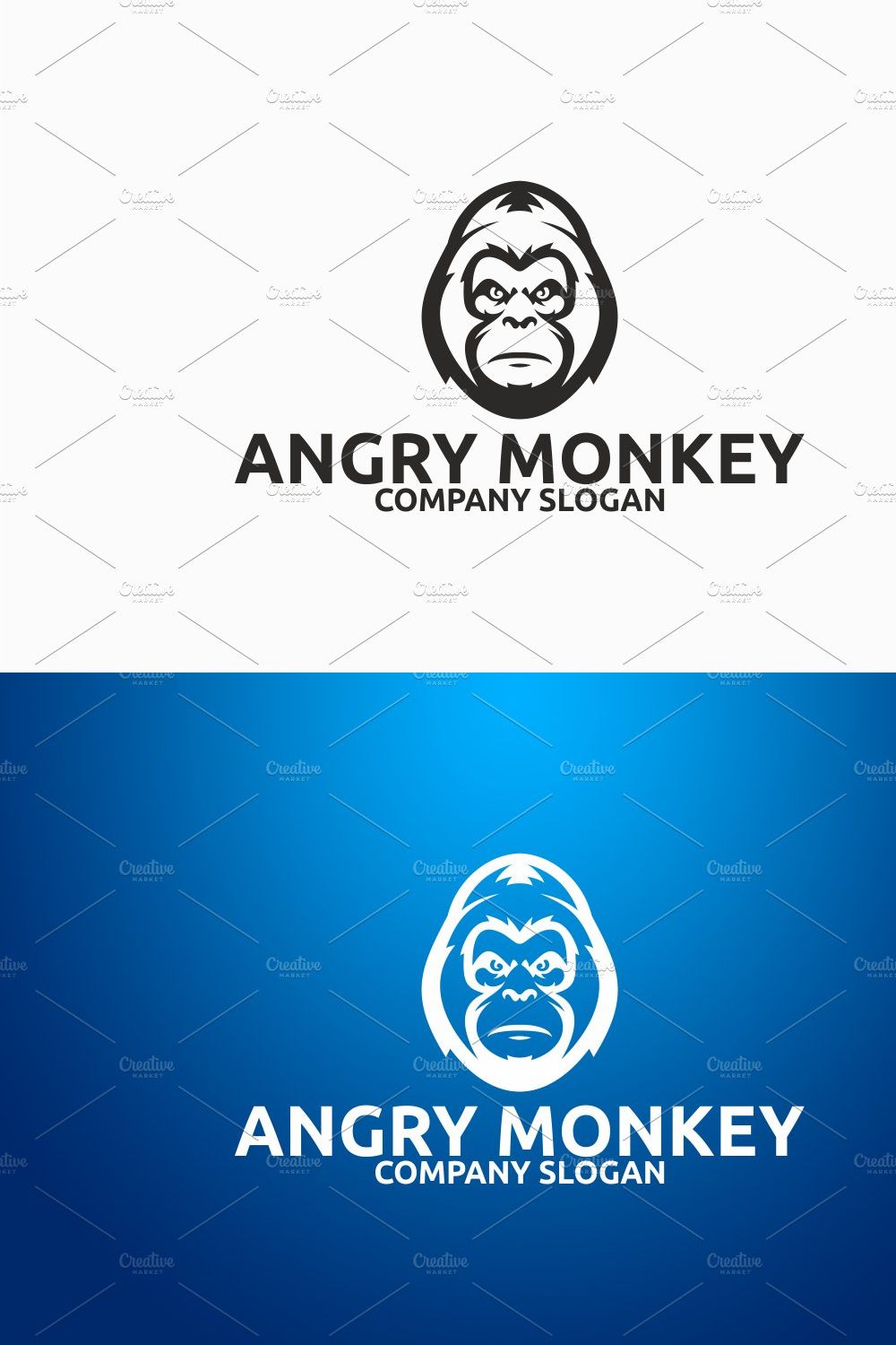 Angry Monkey pinterest preview image.