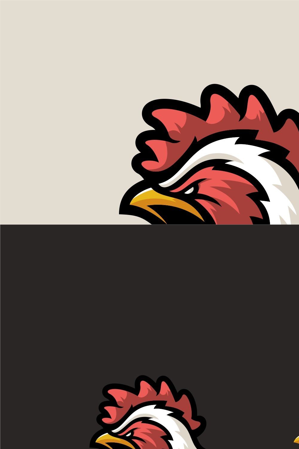 Angry Rooster pinterest preview image.