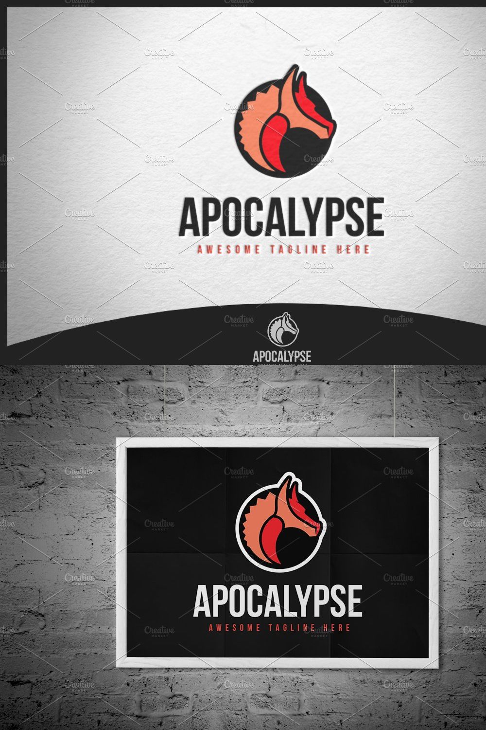 Apocalypse Logo pinterest preview image.