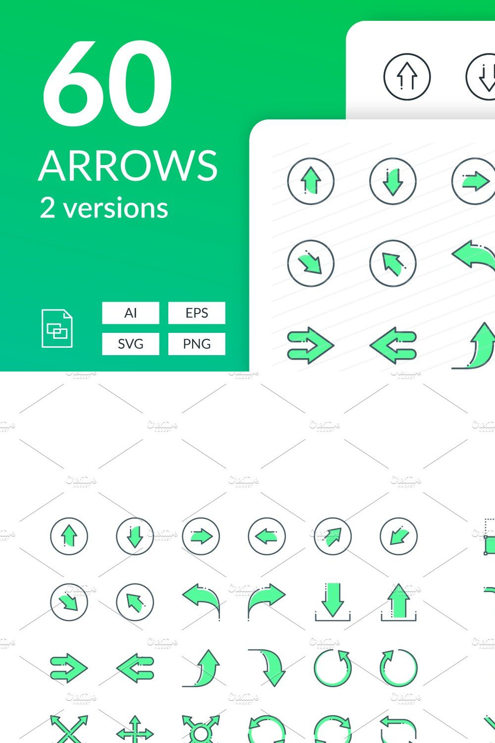 Arrows pinterest preview image.