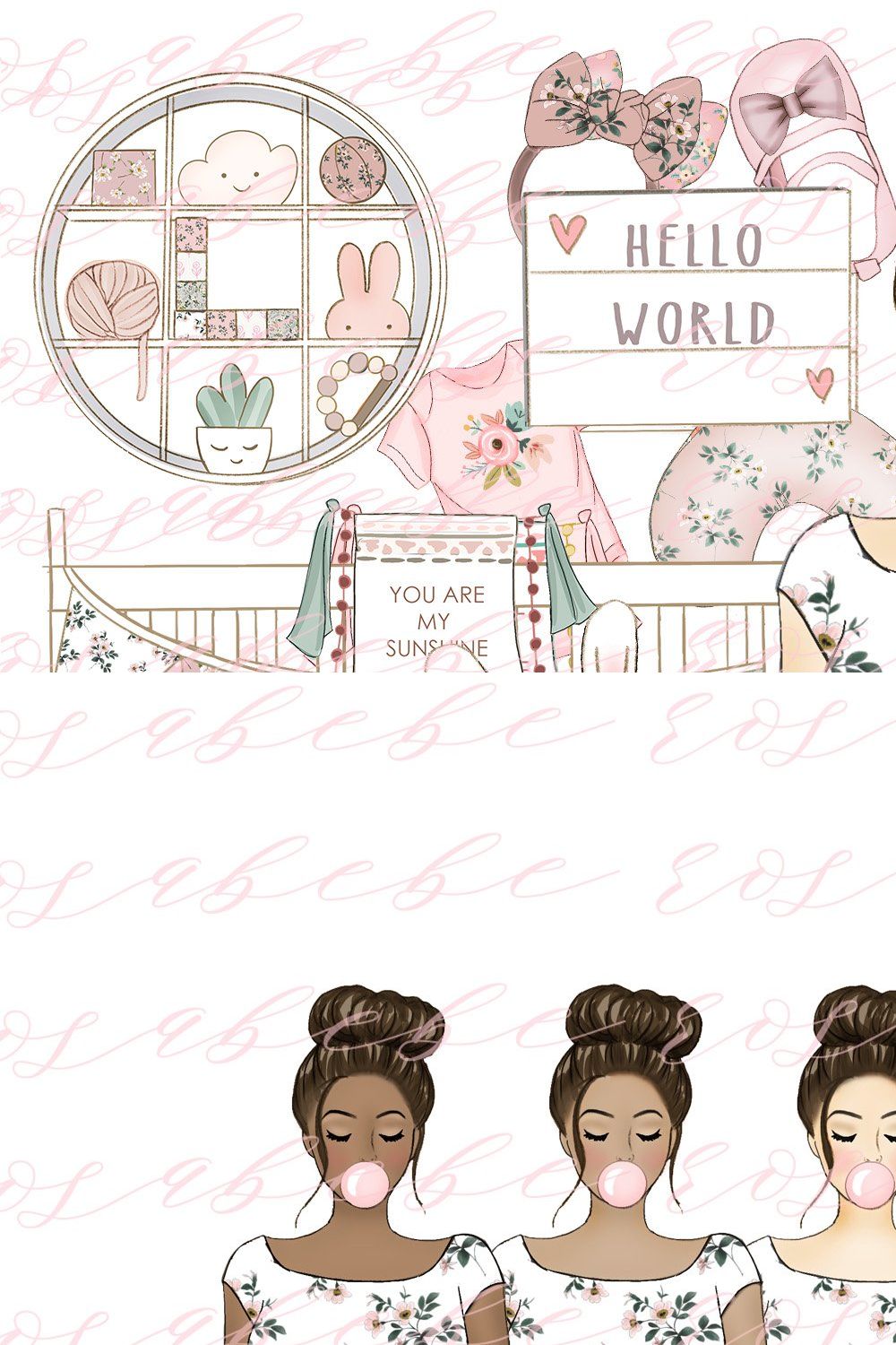 Baby girl clipart pinterest preview image.