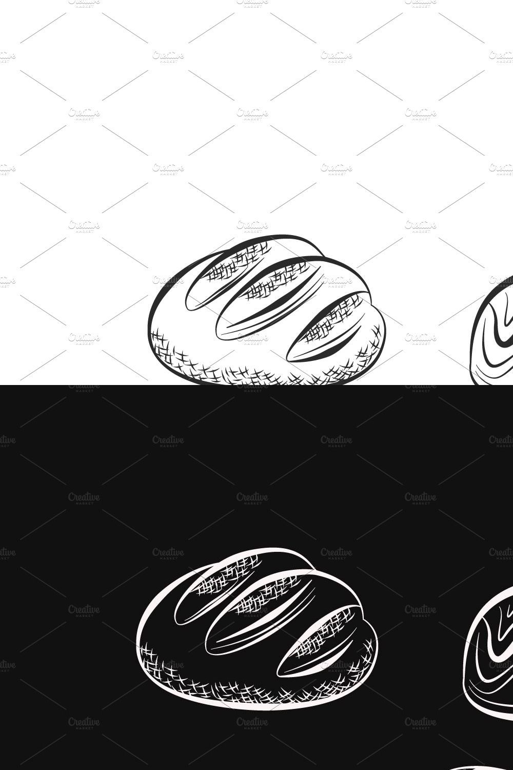 Bakery products pinterest preview image.