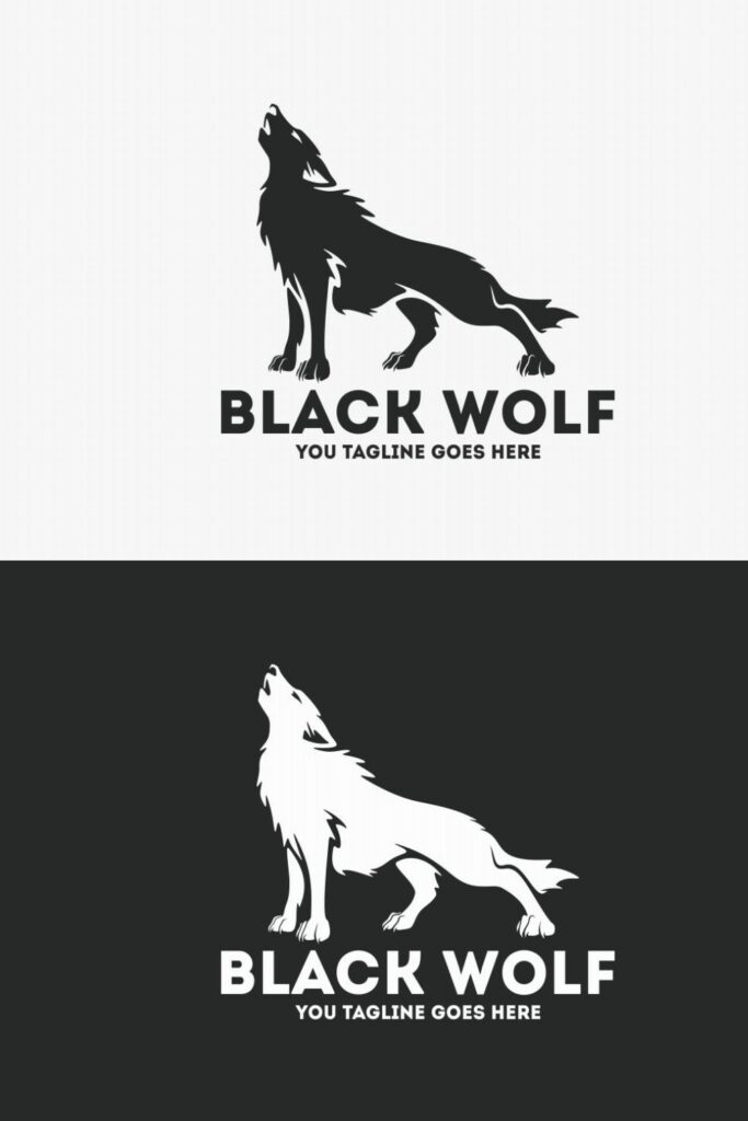 Black Wolf Logo – MasterBundles