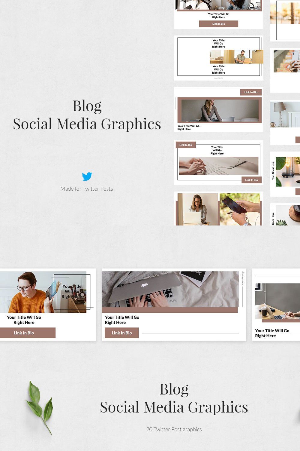 Blog Twitter Posts pinterest preview image.