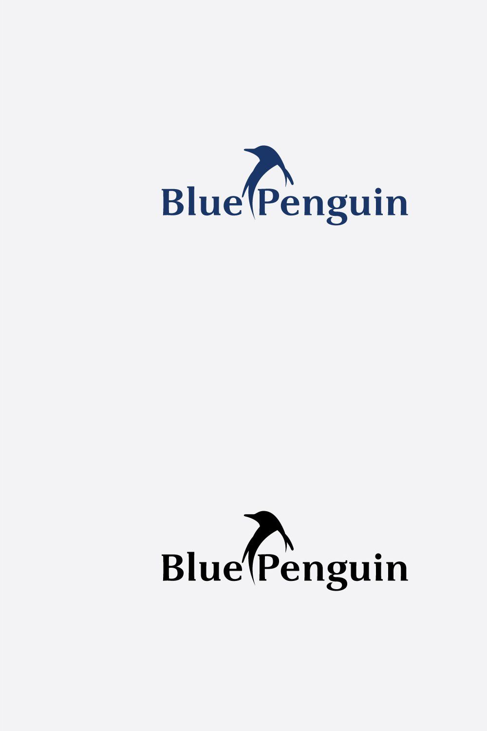 Blue Penguin pinterest preview image.