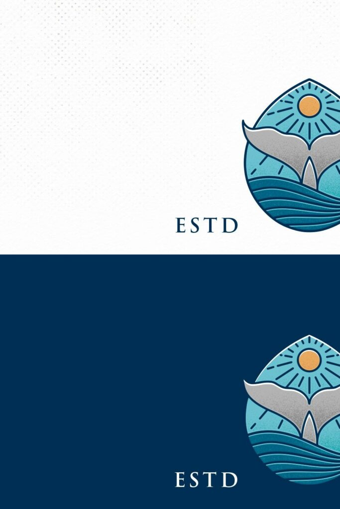 Blue Whale Colorful Logo Template – MasterBundles
