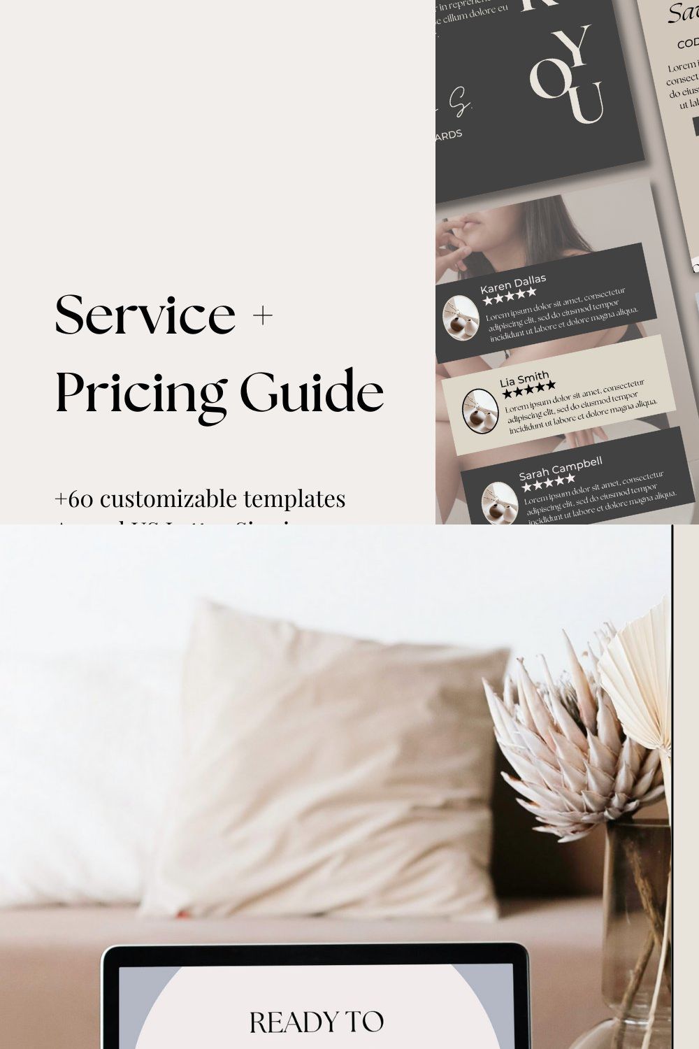 BLUEY Service + Pricing Guide pinterest preview image.