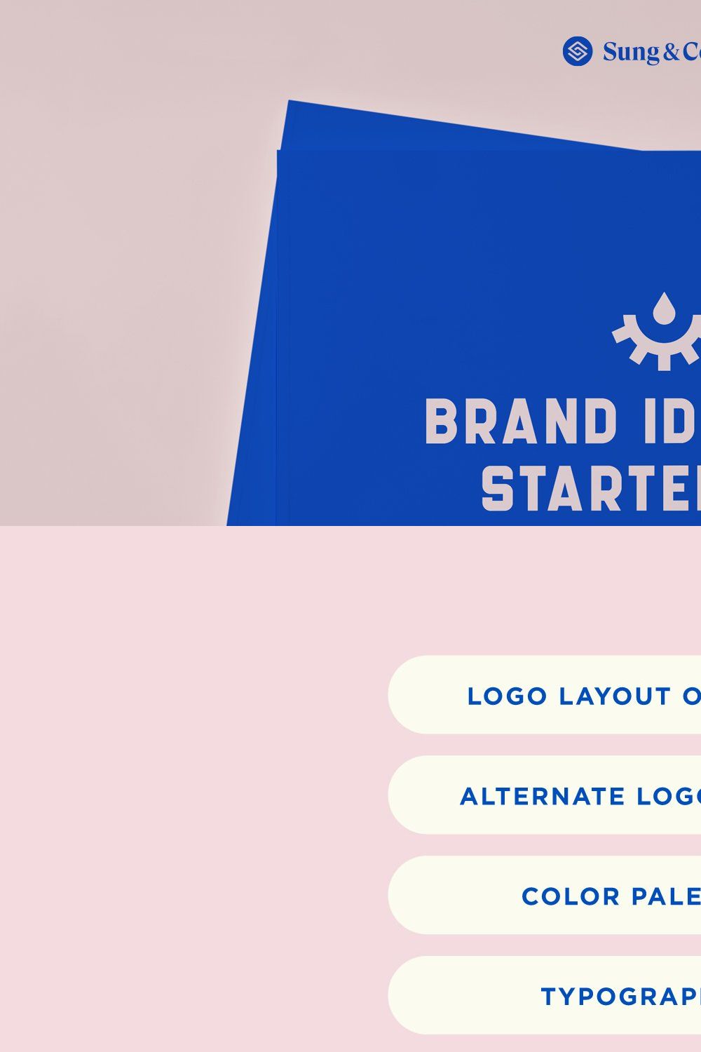 Brand Identity Starter Kit pinterest preview image.