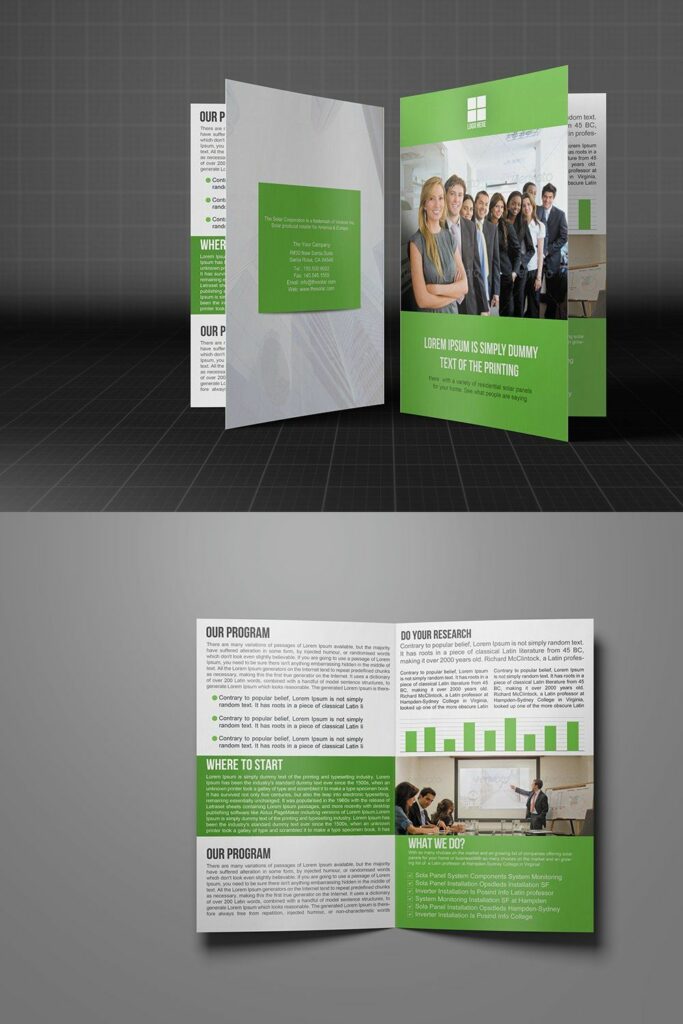 Brochure Bifold Template – MasterBundles