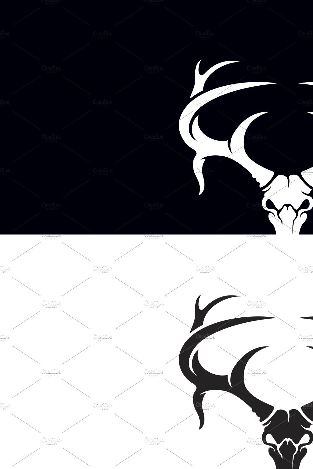 Bucks Skull pinterest preview image.