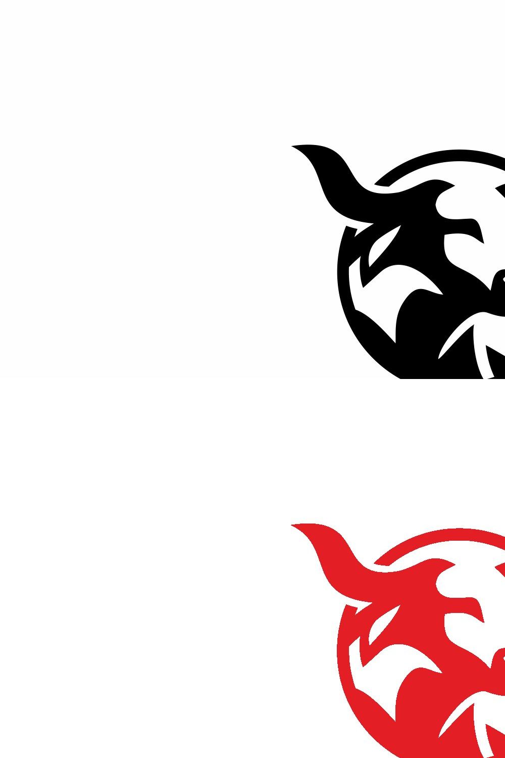 Bull Logo pinterest preview image.