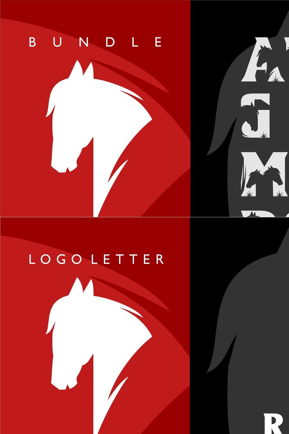 Black Horse Logo Set Horse Silhouettes Stock Vector (Royalty Free)  429621187 | Shutterstock