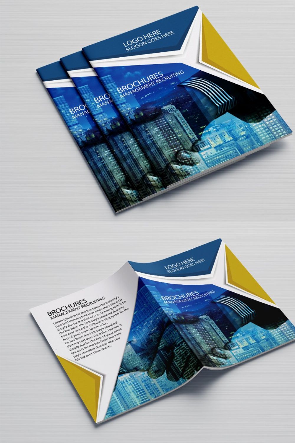 Business Bifold Brochure 16 Pages pinterest preview image.