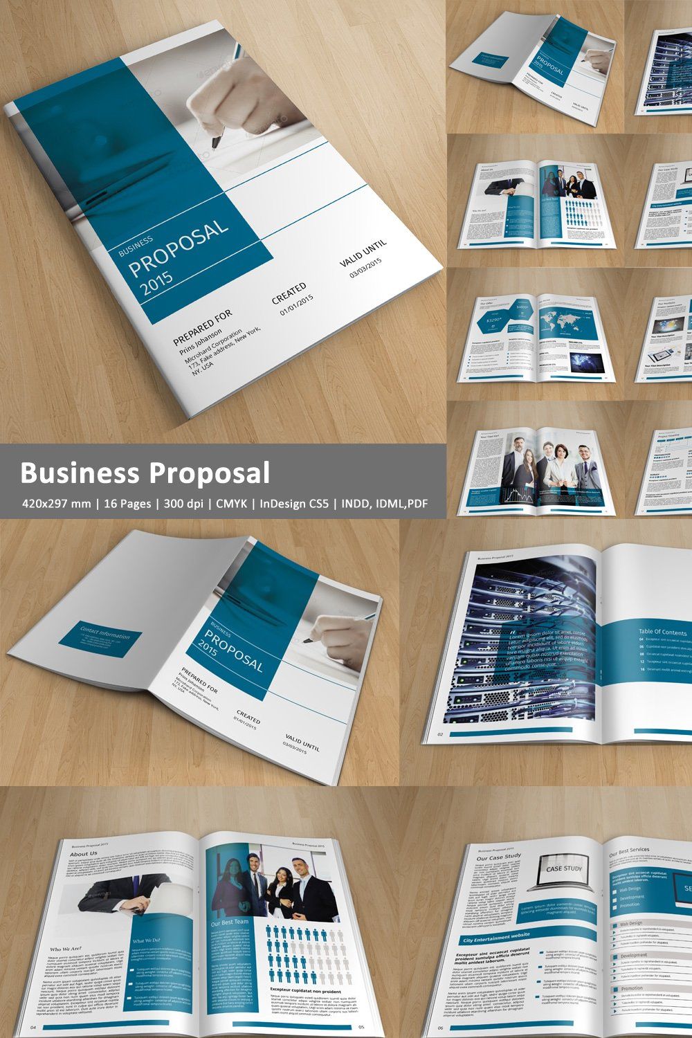 Business Proposal -V144 pinterest preview image.