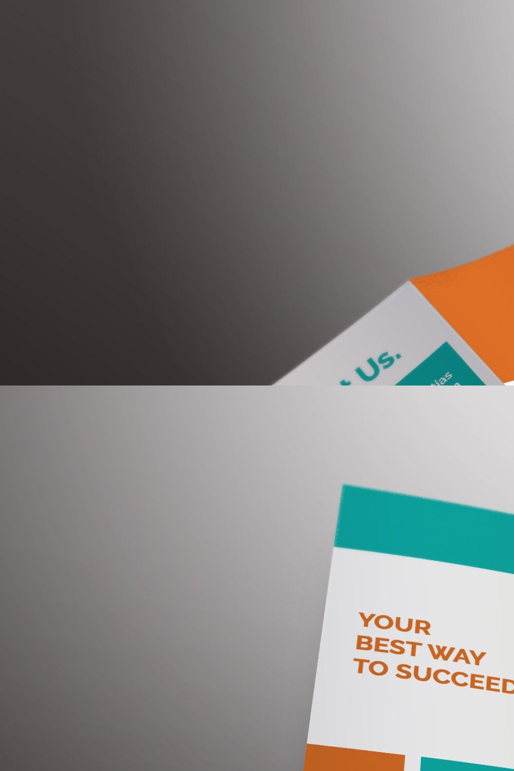 Business Trifold Brochures pinterest preview image.