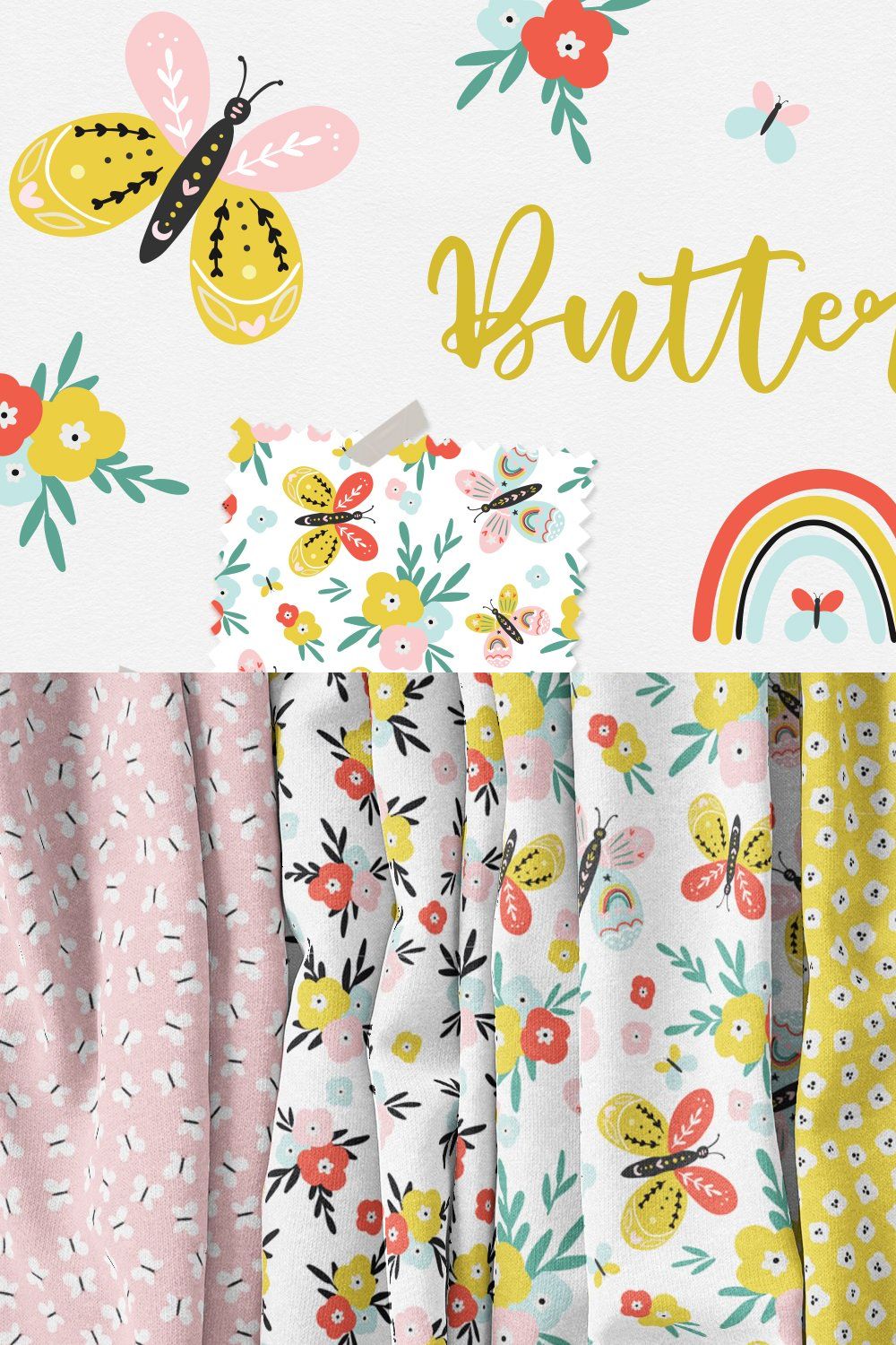 Butterflies patterns & clipart pinterest preview image.