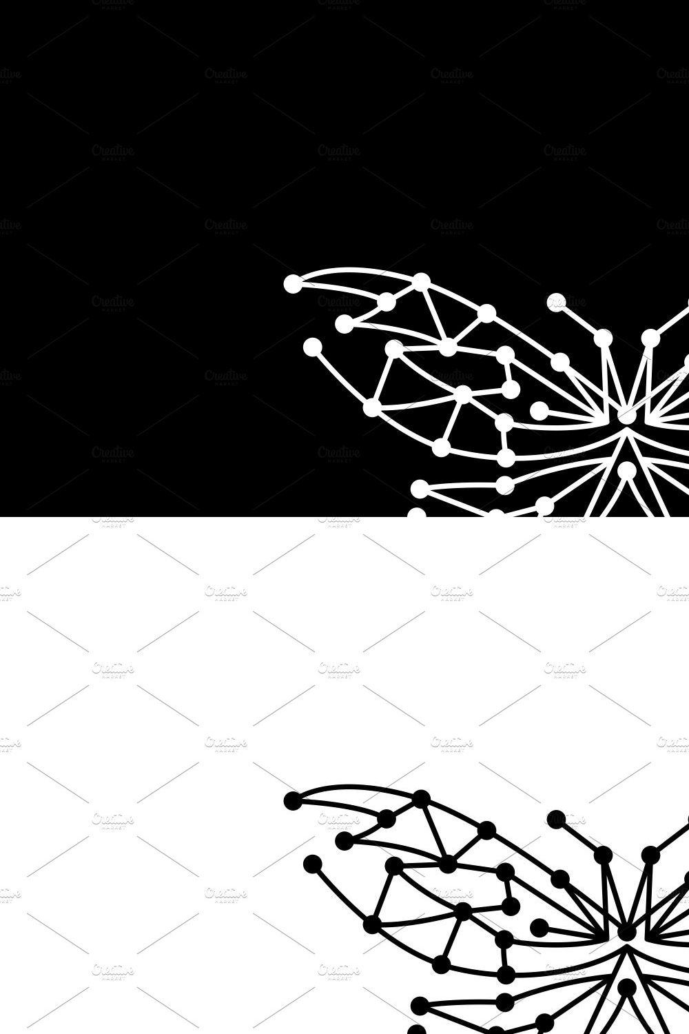 Butterfly Tech Logo pinterest preview image.