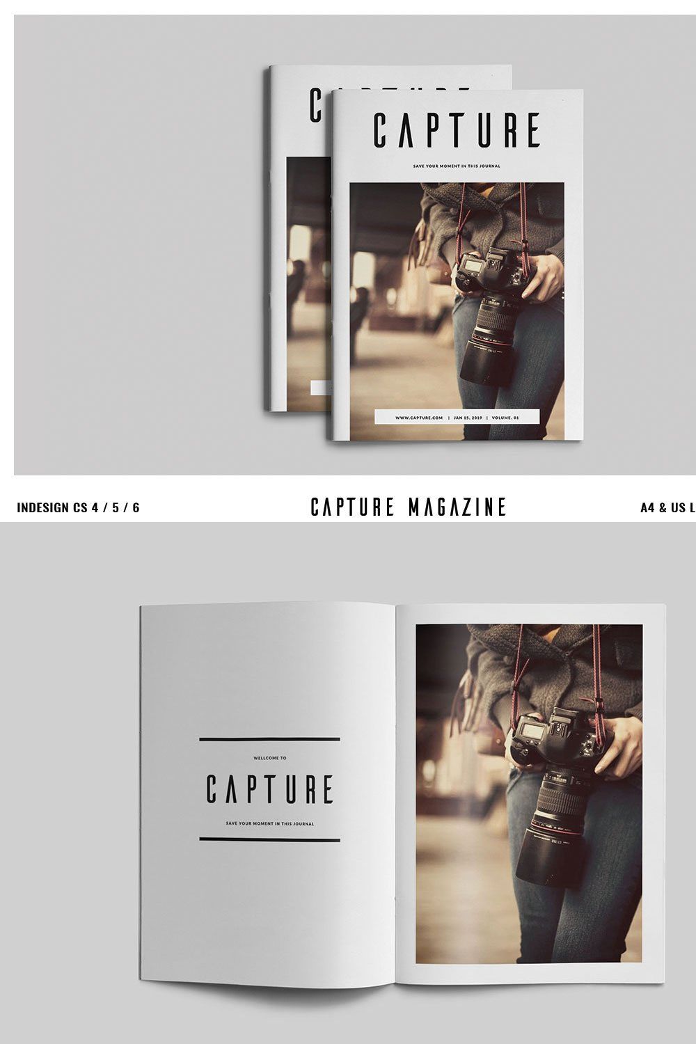 Capture Magazine / Portfolio pinterest preview image.