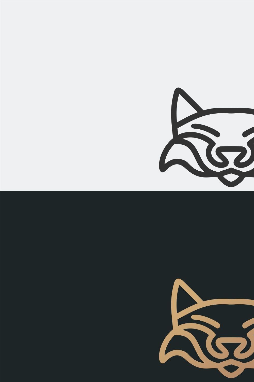Cat Logo pinterest preview image.