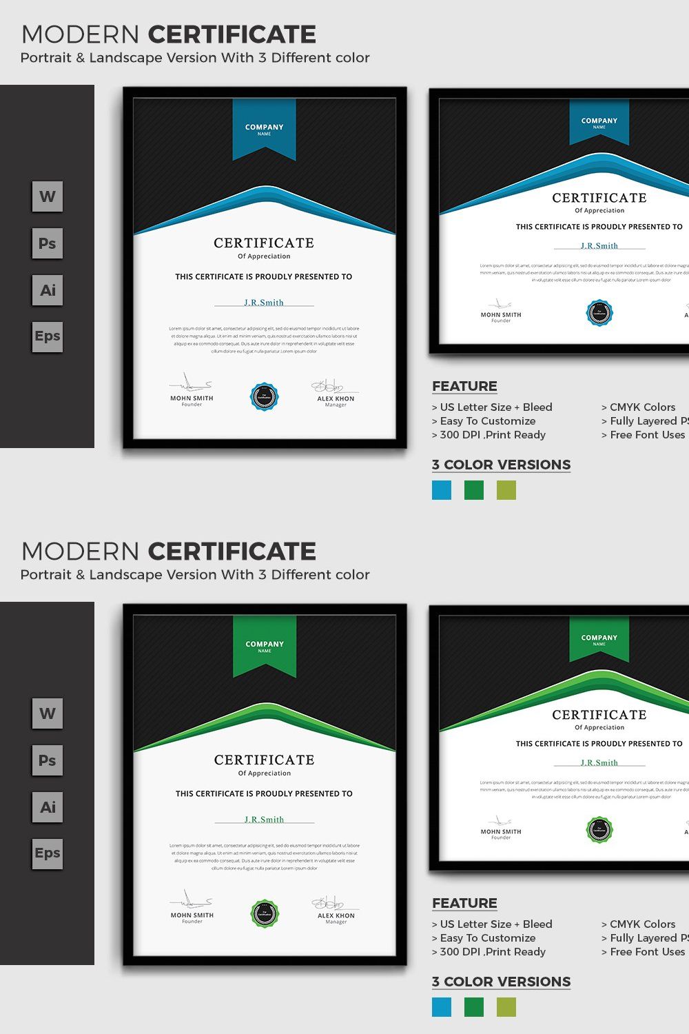 Certificate pinterest preview image.