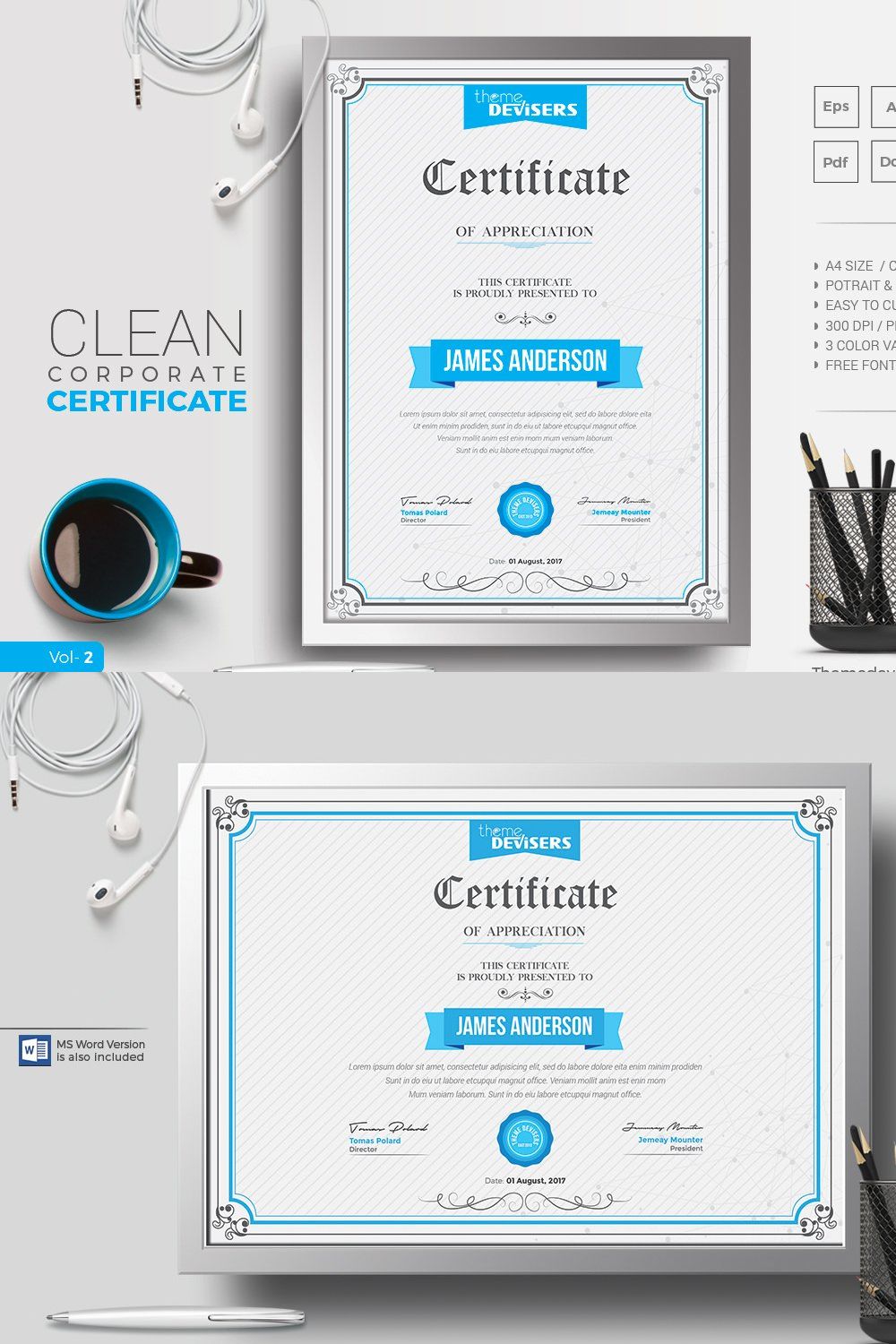 Certificate pinterest preview image.