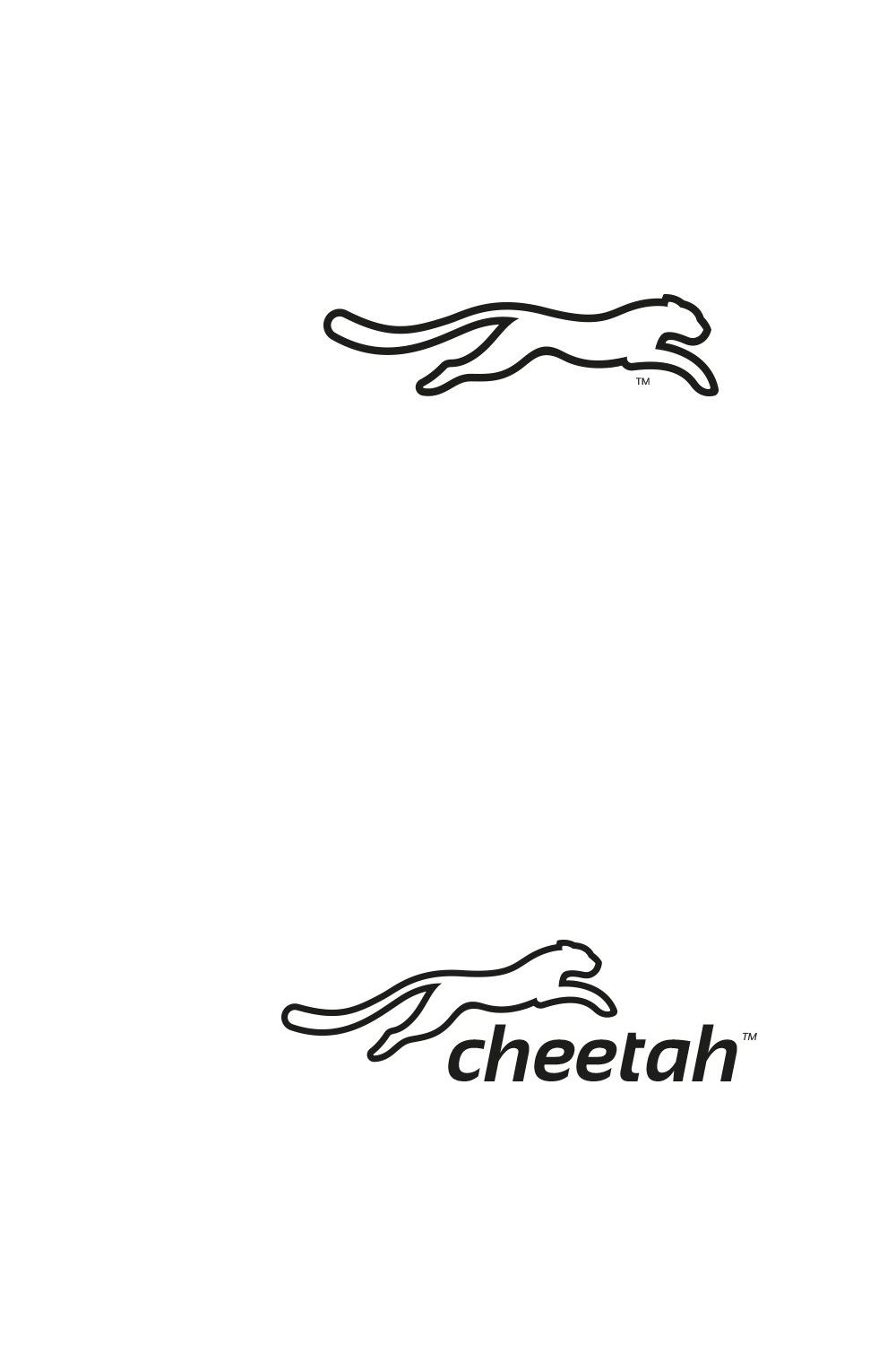 Cheetah Speed Logo pinterest preview image.