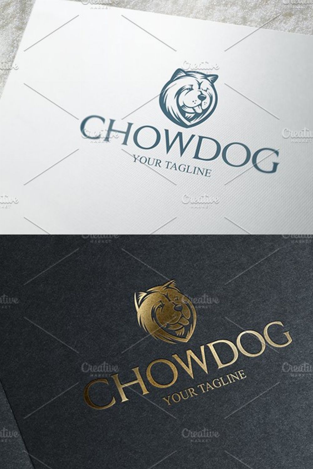 Chow Chow Logo pinterest preview image.
