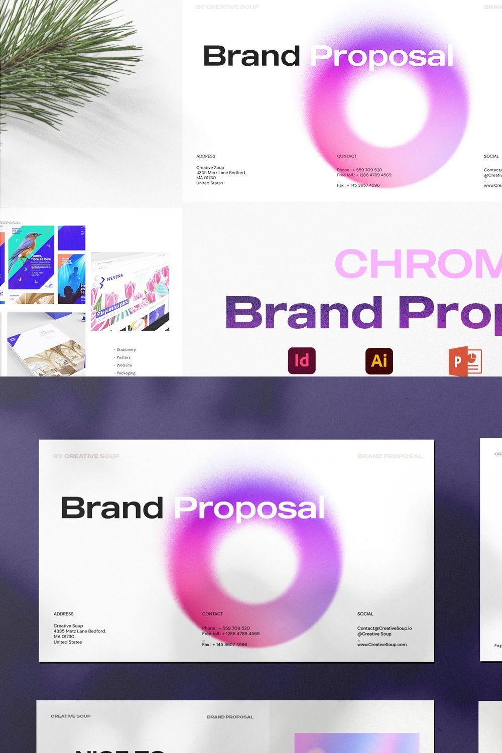 Chroma | Brand Proposal pinterest preview image.