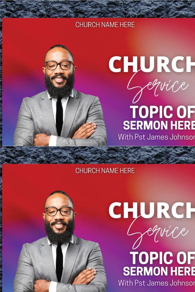 Church Service Canva Template Masterbundles 0880