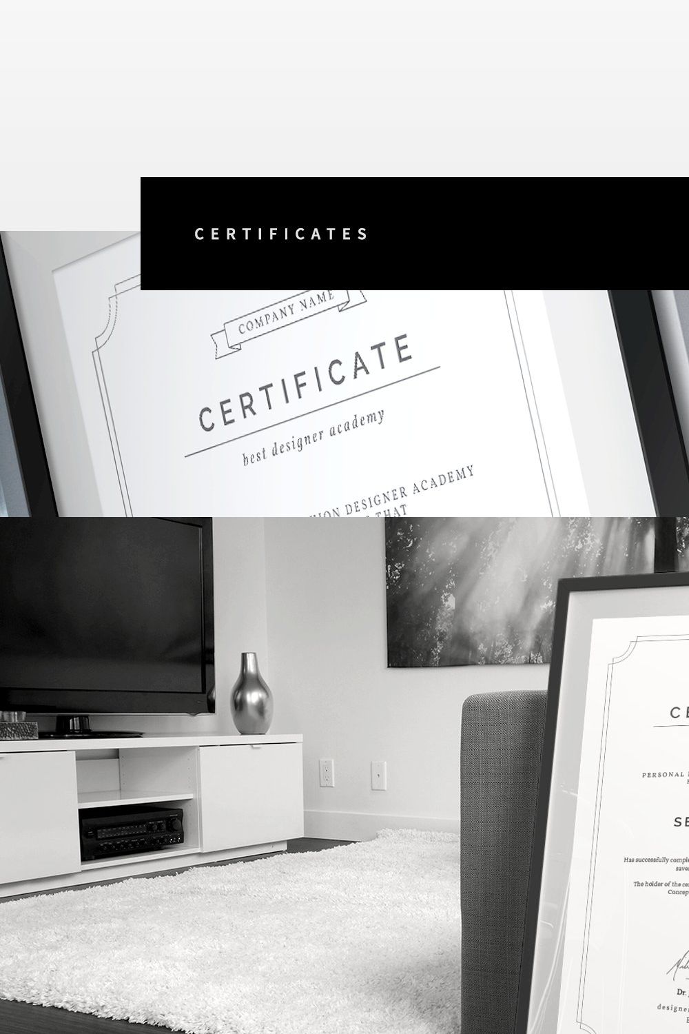 Clean Certificates pinterest preview image.