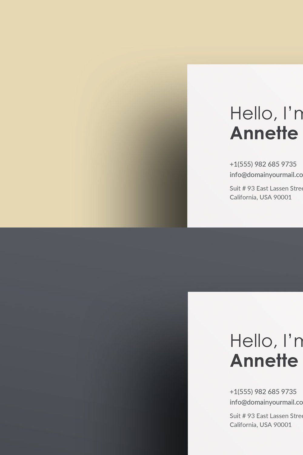 Clean Resume Word pinterest preview image.