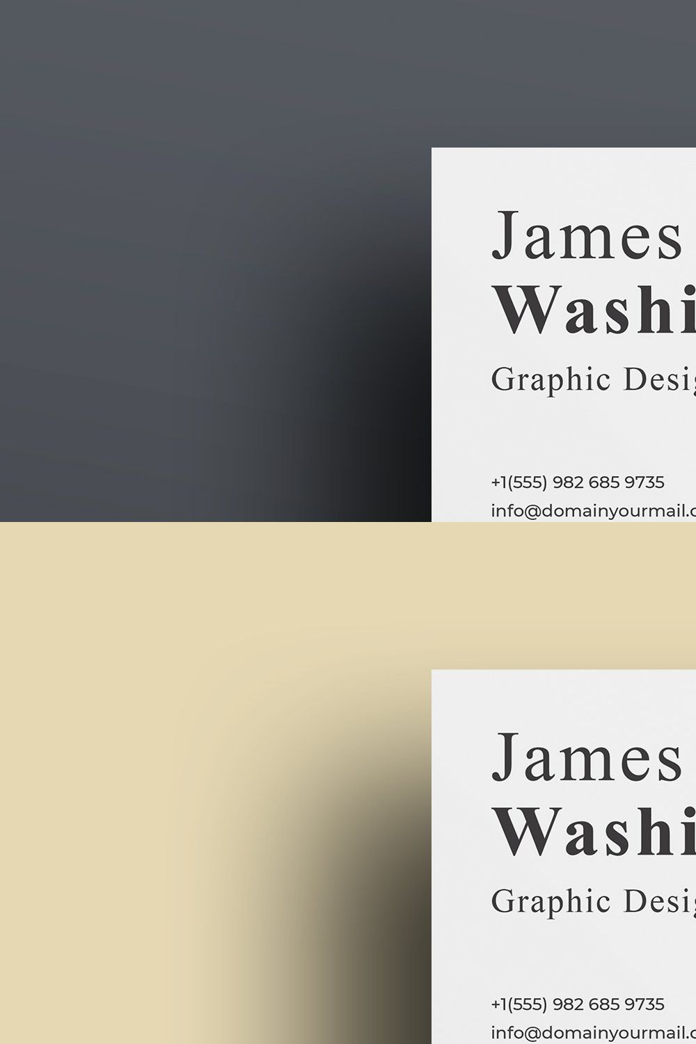 Clean Resume/CV Word pinterest preview image.